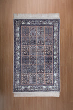 Load image into Gallery viewer, Persian Garden-Inspired Kashmiri Silk Rug