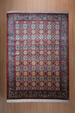 Load image into Gallery viewer, Rare Tribal Motif Kashmiri Silk Rug