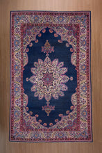 Load image into Gallery viewer, Antique Low-Pile Kashmiri Wool Rug