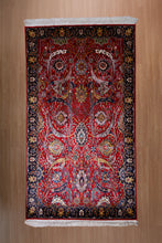 Load image into Gallery viewer, Sickle Leaf-Inspired Kashmiri Silk Masterpiece