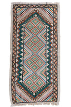Load image into Gallery viewer, Handwoven Geometric Moroccan Kilim Rug