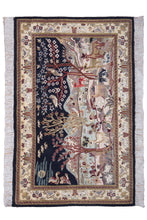 Load image into Gallery viewer, Persian Kashan Garden Scene Rug