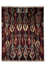 Load image into Gallery viewer, Fireburst Ikat Wool Rug
