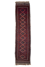 Load image into Gallery viewer, Antique Crimson Mashwani Kilim Runner