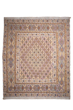 Load image into Gallery viewer, Pastel Medallion Afghan Nakhunak Kilim