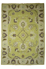 Load image into Gallery viewer, Olive Green Indo Kashan Rug