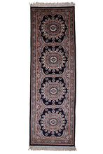 Load image into Gallery viewer, Indo Kashan Wool Medallion Runner