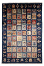 Load image into Gallery viewer, Midnight Garden Panel Afghan Ziegler Rug