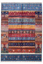 Load image into Gallery viewer, Multicolor Tribal Afghan Zeigler Rug
