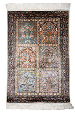 Load image into Gallery viewer, Paradise Garden Kashmiri Silk Rug