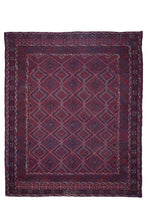 Load image into Gallery viewer, Deep Crimson Diamond Mashwani Kilim