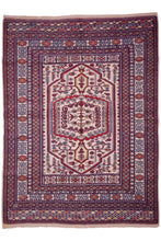 Load image into Gallery viewer, Floral Medallion Afghan Kilim Rug