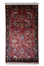 Load image into Gallery viewer, Sickle Leaf-Inspired Kashmiri Silk Masterpiece