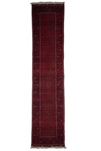 Load image into Gallery viewer, Crimson Gul Afghan Wool Runner Rug
