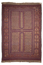 Load image into Gallery viewer, Antique Ersari Kilim Tribal Treasure