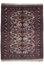 Load image into Gallery viewer, Regal Ivory Afghan Tribal Rug