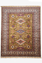 Load image into Gallery viewer, Olive Medallion Heritage Afghan Ziegler Rug