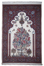 Load image into Gallery viewer, Persian Tree of Life Silk Rug