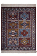Load image into Gallery viewer, Geometric Patchwork Afghan Wool Rug