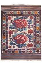 Load image into Gallery viewer, Floral Bloom Vintage Barjesta Kilim