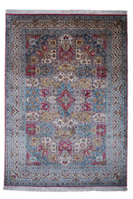 Load image into Gallery viewer, Mughal Garden Kashmiri Silk Rug