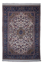 Load image into Gallery viewer, Vintage Kerman-Inspired Kashmiri Wool Rug