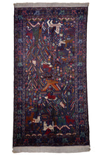 Load image into Gallery viewer, Afghan Tree of Life Animal Rug