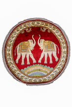 Load image into Gallery viewer, Regal Elephant Motif Silk Rug