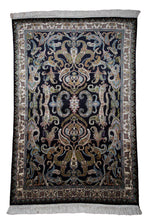 Load image into Gallery viewer, Dark Elegance Silk Rug