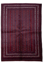 Load image into Gallery viewer, Fine Afghan Wool Rug in Burgundy