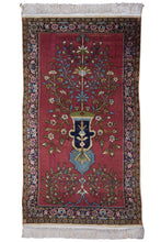 Load image into Gallery viewer, Antique Kashmiri Floral Vase Rug