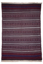 Load image into Gallery viewer, Striped Tribal Afghan Maliki Kilim