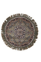 Load image into Gallery viewer, Handwoven Round Indian Wool Rug