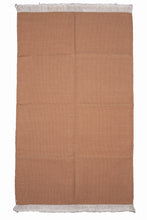 Load image into Gallery viewer, Terracotta Flatweave Wool Dhurrie Rug