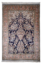 Load image into Gallery viewer, Kashmiri Silk Birds Design Carpet