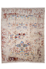 Load image into Gallery viewer, Modern Tribal Wool Rug in Jewel Tones