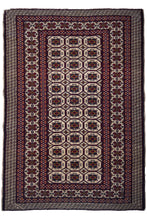 Load image into Gallery viewer, Ivory Field Turkman Gul Rug
