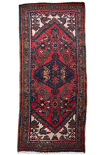 Load image into Gallery viewer, Antique Red Persian Hamadan Rug