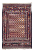 Load image into Gallery viewer, Geometric Afghan Maliki Kilim Rug