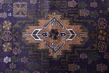 Load image into Gallery viewer, Baluchi Wool Rug in Midnight Bronze