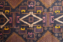 Load image into Gallery viewer, Geometric Glow – Baluchi Tribal Rug