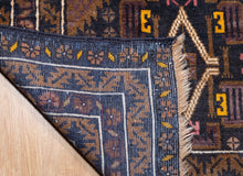 Load image into Gallery viewer, Geometric Glow – Baluchi Tribal Rug