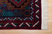 Load image into Gallery viewer, Geometric Medallion Baluchi Wool Rug