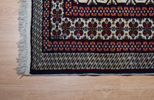 Load image into Gallery viewer, Ivory Field Turkman Gul Rug