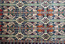 Load image into Gallery viewer, Floral Harmony Afghan Wool Rug