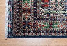 Load image into Gallery viewer, Floral Harmony Afghan Wool Rug