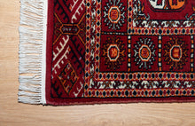 Load image into Gallery viewer, Timeless Crimson Tekke Bokhara Rug