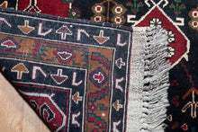 Load image into Gallery viewer, Midnight Medallion Handwoven Afghan Rug