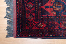Load image into Gallery viewer, Crimson Legacy Handwoven Afghan Rug
