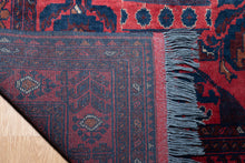 Load image into Gallery viewer, Crimson Legacy Handwoven Afghan Rug